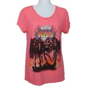KISS Coral Short Sleeve Shirt